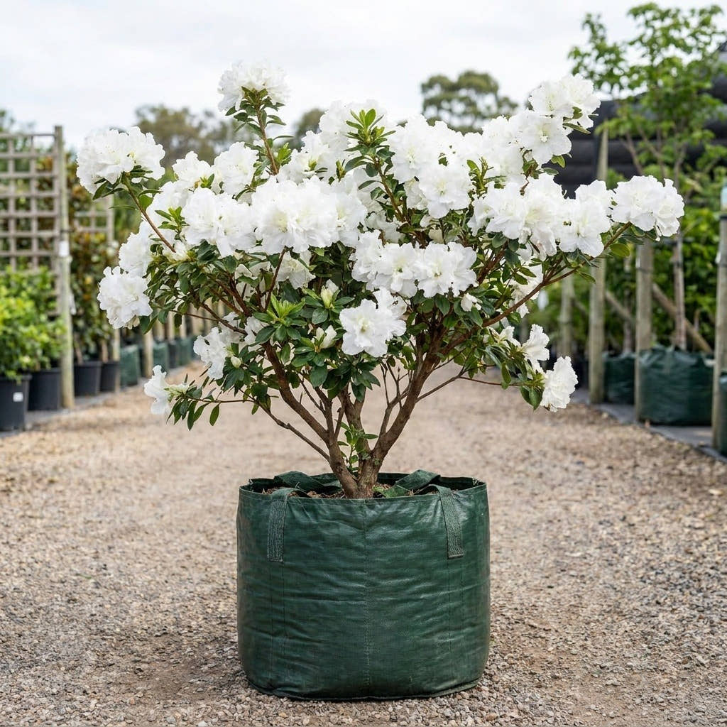 Alba Magnifica Azalea - Azalea indica ‘Alba Magnifica’