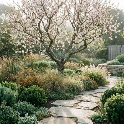 Alboplena Peach - Prunus persica 'Alboplena'
