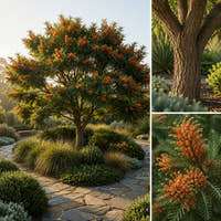 Brown Silky Oak - Grevillea baileyana
