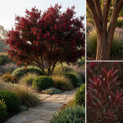 Burgundy Queen Tea Tree - Leptospermum scoparium 'Burgundy Queen'