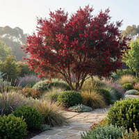 Burgundy Queen Tea Tree - Leptospermum scoparium ‘Burgundy Queen’