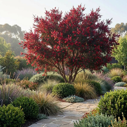 Burgundy Queen Tea Tree - Leptospermum scoparium 'Burgundy Queen'