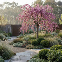 Cheals Double Pink Weeping Cherry - Prunus serrulata ‘Cheals Double Pink’