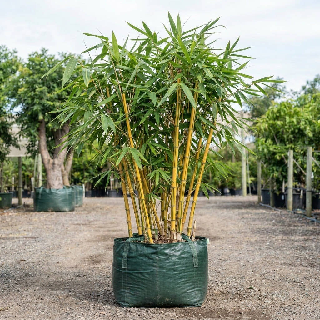 China Gold Bamboo - Bambusa eutuldoides viridi-vittata ‘China Gold’
