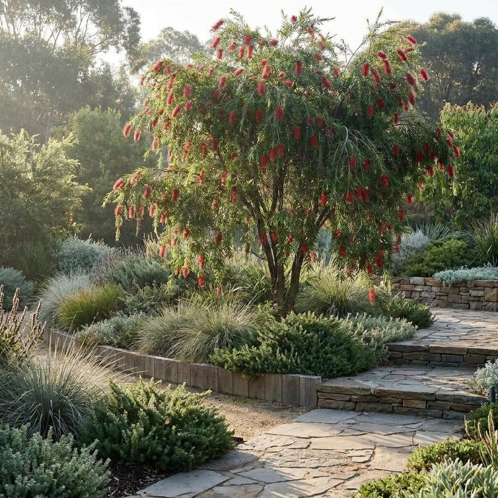 Dawson River Weeper Bottlebrush - Callistemon viminalis 'Dawson River Weeper'