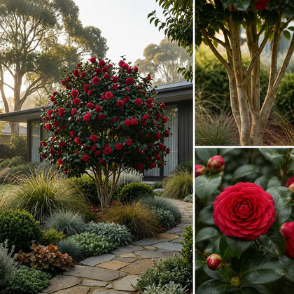 Drama Girl Camellia - Camellia japonica 'Drama Girl'