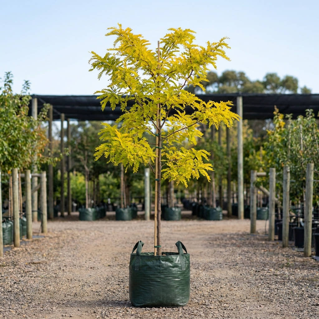Sunburst Honey Locust - Gleditsia triacanthos var. inermis ‘Sunburst’