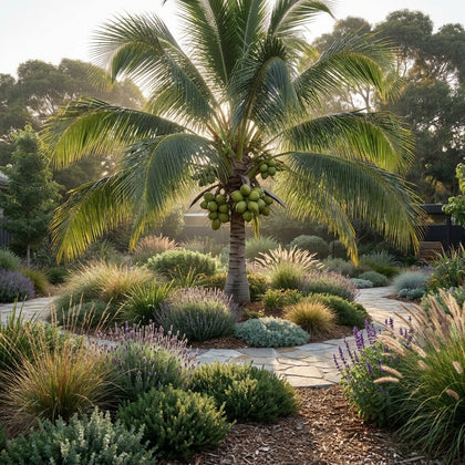 Malay Dwarf Coconut Palm - Cocos nucifera