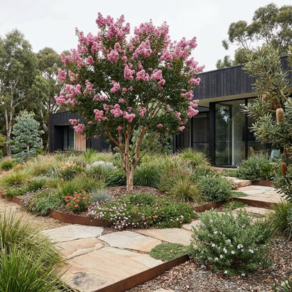 Pink Crepe Myrtle - Lagerstroemia 'Zuni'