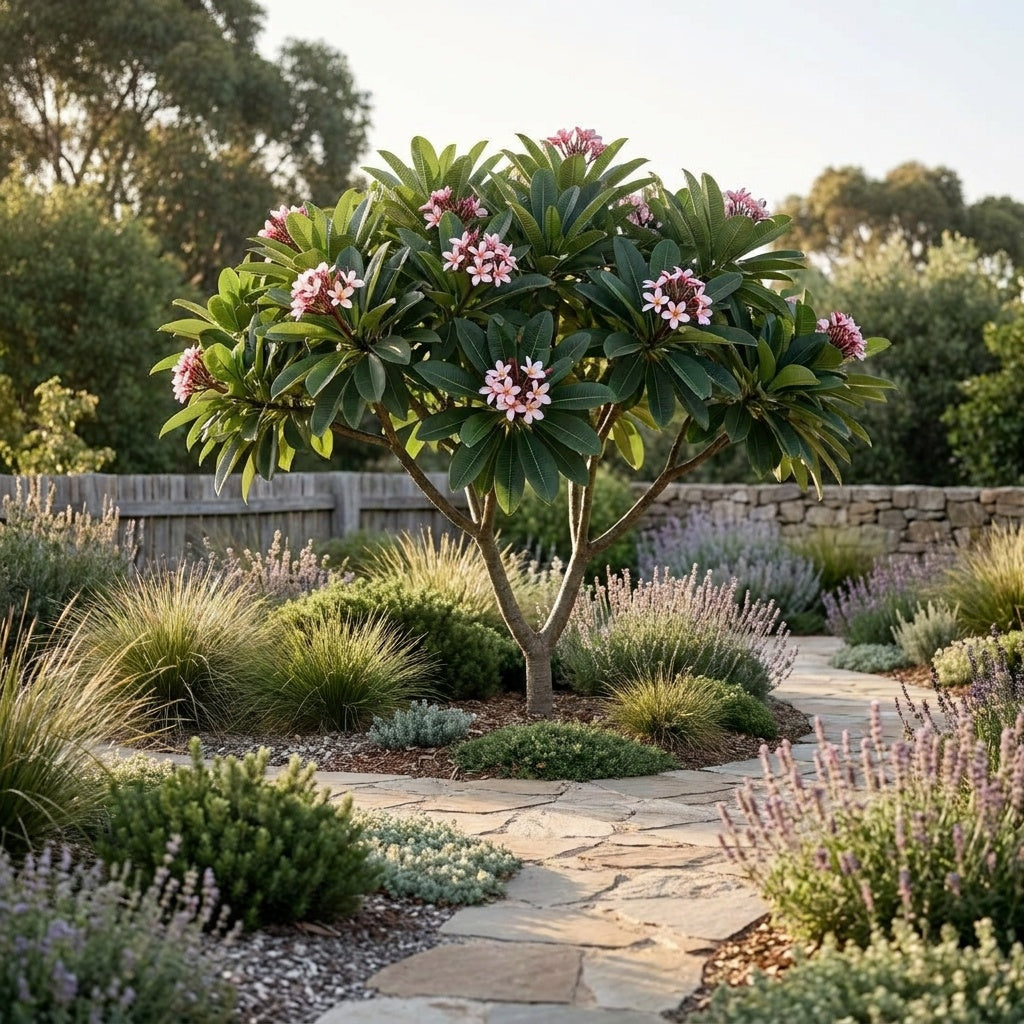 Pink Frangipani - Plumeria obtusa 'Petite Pink'