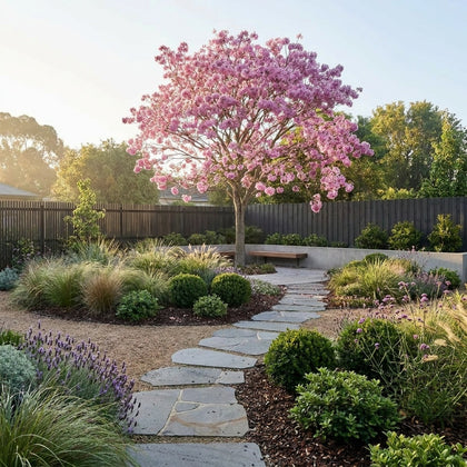 Pink Trumpet Tree - Tabebuia rosea