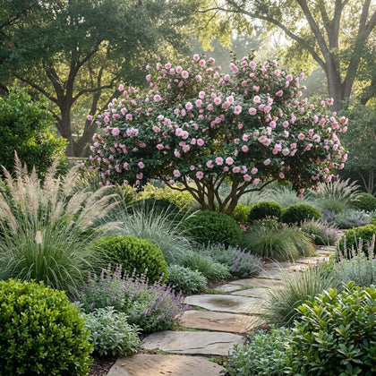 Plantation Pink Camellia - Camellia sasanqua 'Plantation Pink'
