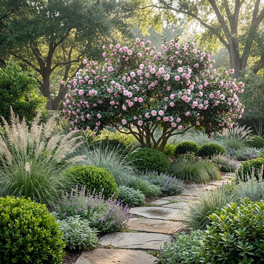 Plantation Pink Camellia - Camellia sasanqua 'Plantation Pink'