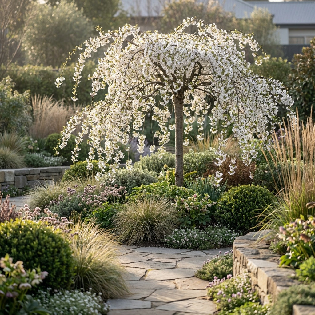 Prunus ‘Snow Fountain’ - Prunus Snofozam
