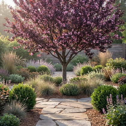 Purple Leaf Flowering Plum - Prunus cerasifera ‘Nigra’