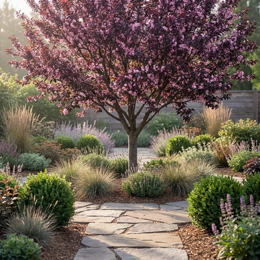 Purple Leaf Flowering Plum - Prunus cerasifera ‘Nigra’