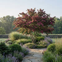 Red Flowering Hawthorn - Crataegus laevigata ‘Paul’s Scarlet’