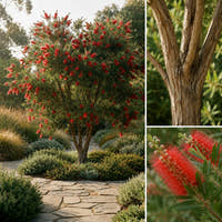 Wildfire Bottlebrush - Callistemon viminalis ‘Wildfire’